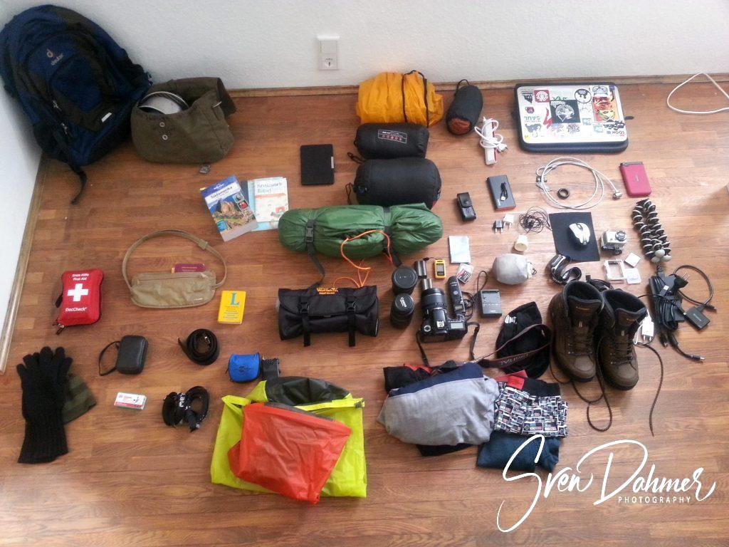 Backpacking Ausrüstung Südamerika